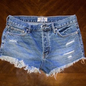 NEVER WORN Free People Jean Shorts